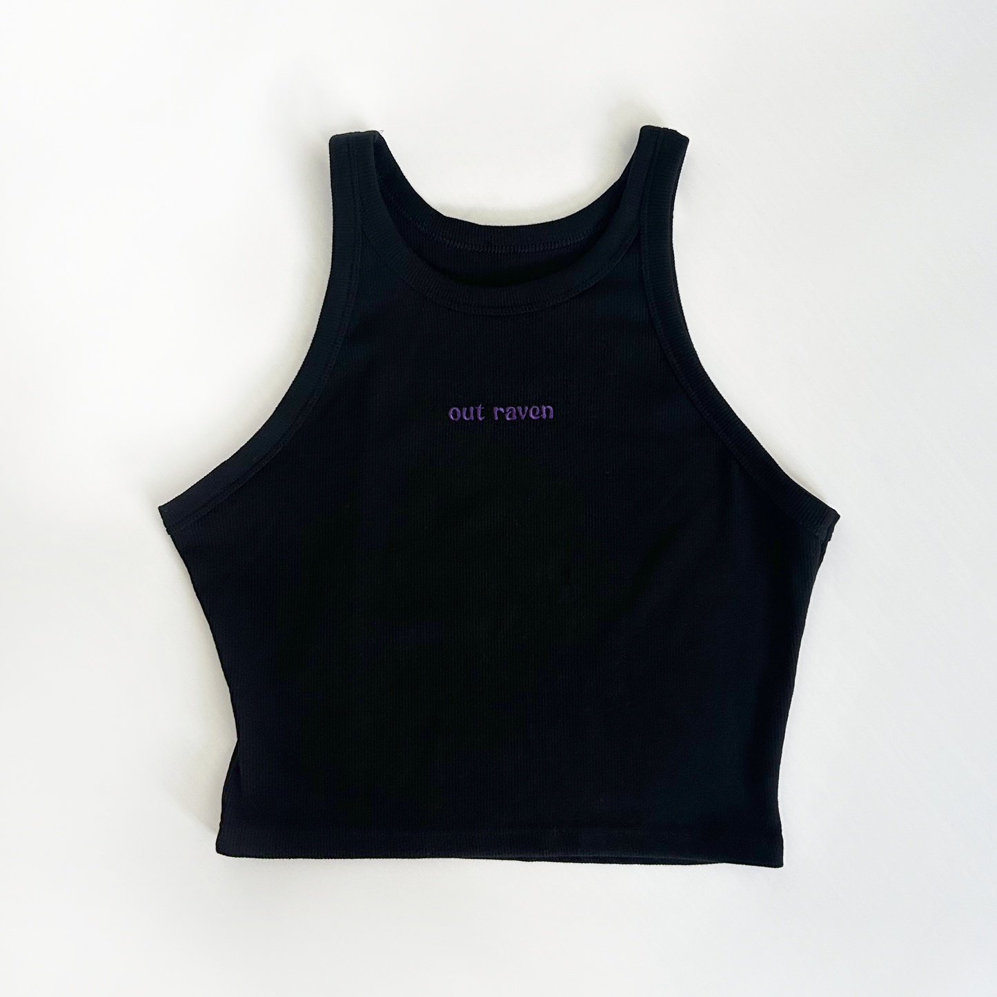 Out Raven Crop Top
