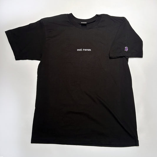 'Where have you been all weekend?' Black T-shirt